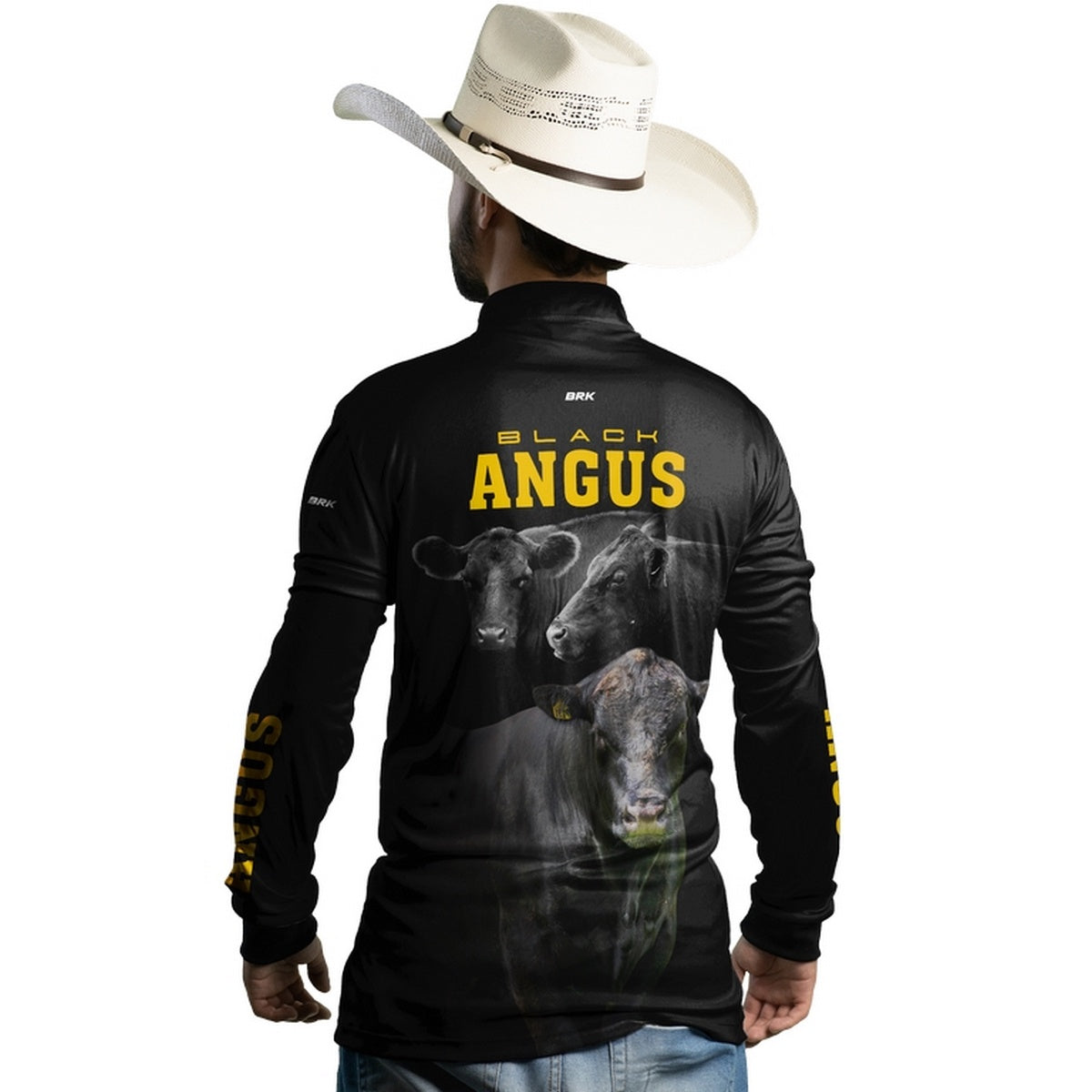 Camisa Agro Brk Black Angus com Proteção Solar UV50+ - BRK AGRO
