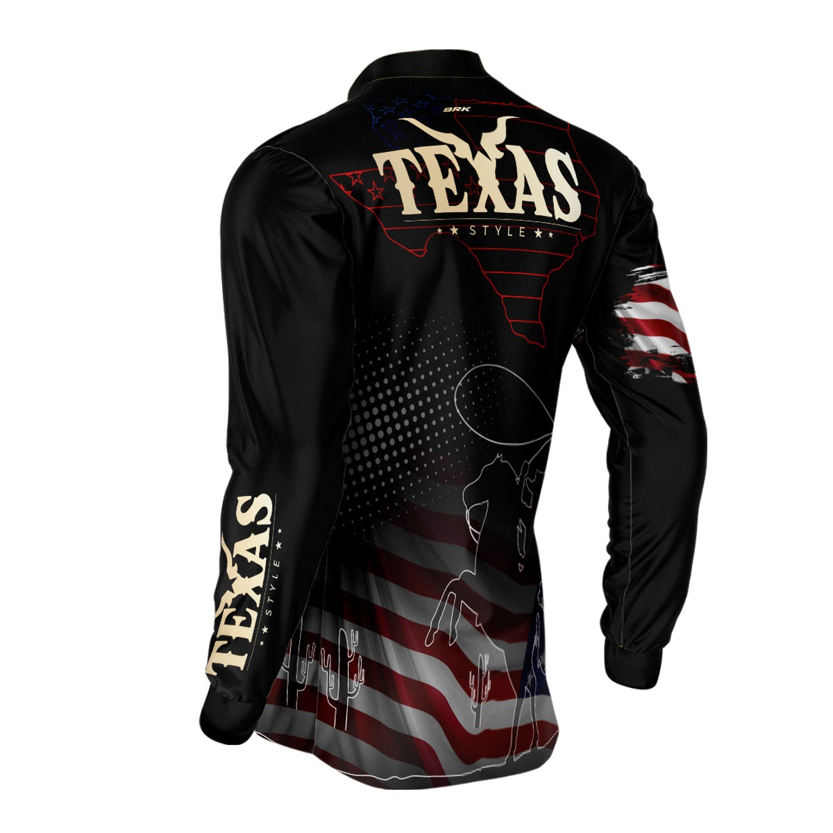 Camisa Agro Brk Texas Estados Unidos com Proteção Solar UV50+ Envio Imediato - Brk Agro