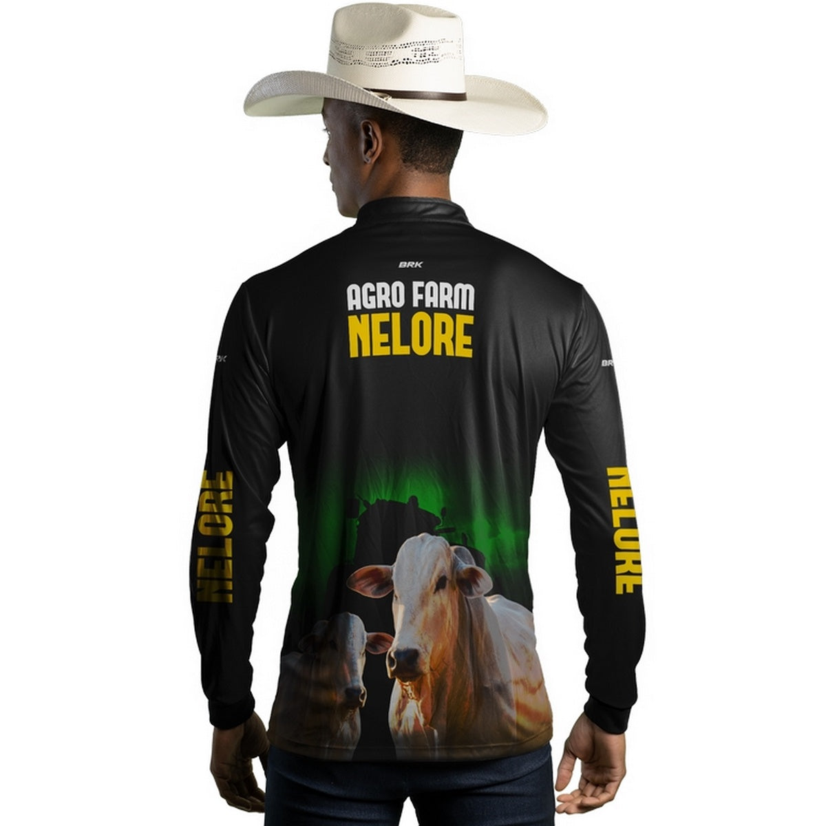 Camisa Agro Brk Farm Nelore com Proteção Solar UV50+ - BRK AGRO