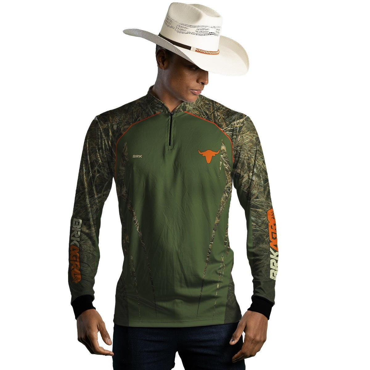 Camisa Agro Brk Camuflado Real Tree Agronomia com Proteção Solar UV50+ Envio Imediato - Brk Agro