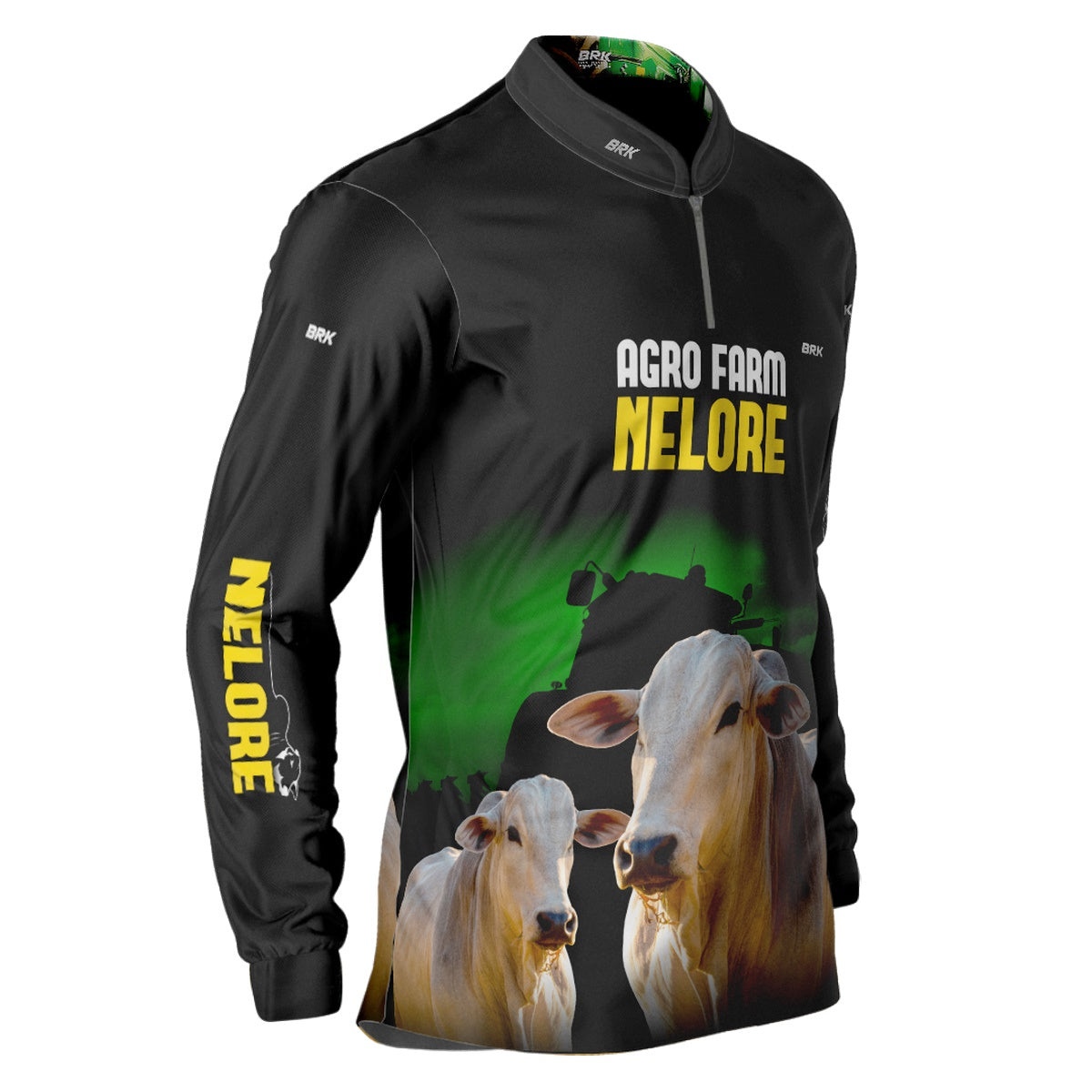 Camisa Agro Brk Farm Nelore com Proteção Solar UV50+ - BRK AGRO