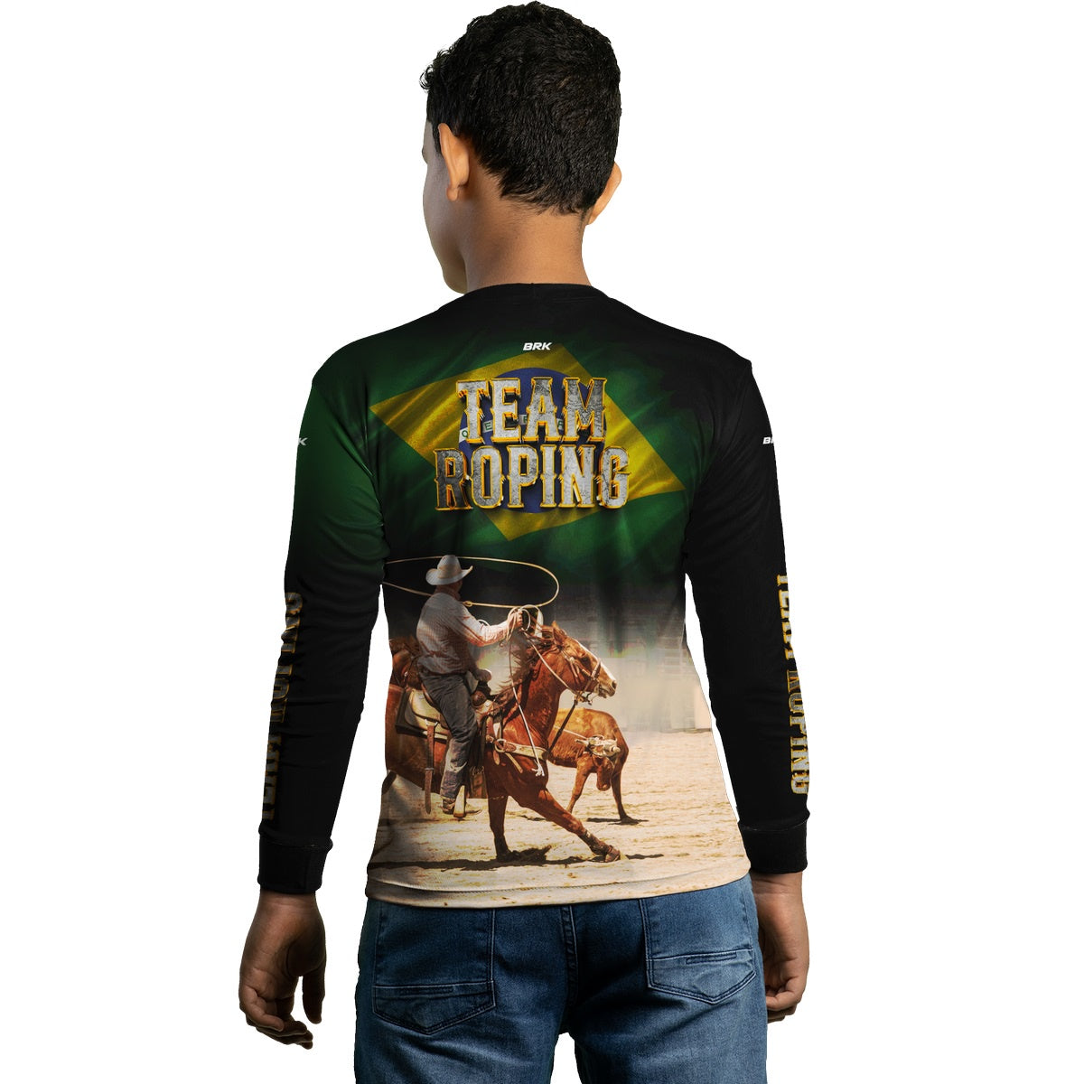 Camisa Agro Brk Team Roping BR Proteção UV50+ - BRK AGRO