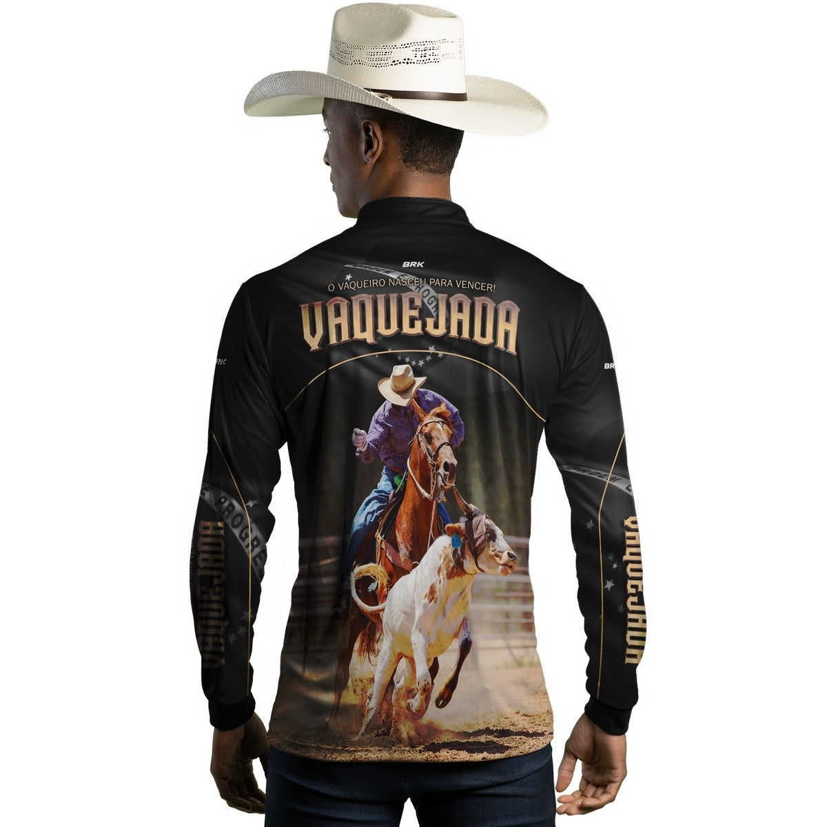 Camisa Agro Brk Vaquejada com Proteção Solar UV50+ - BRK AGRO