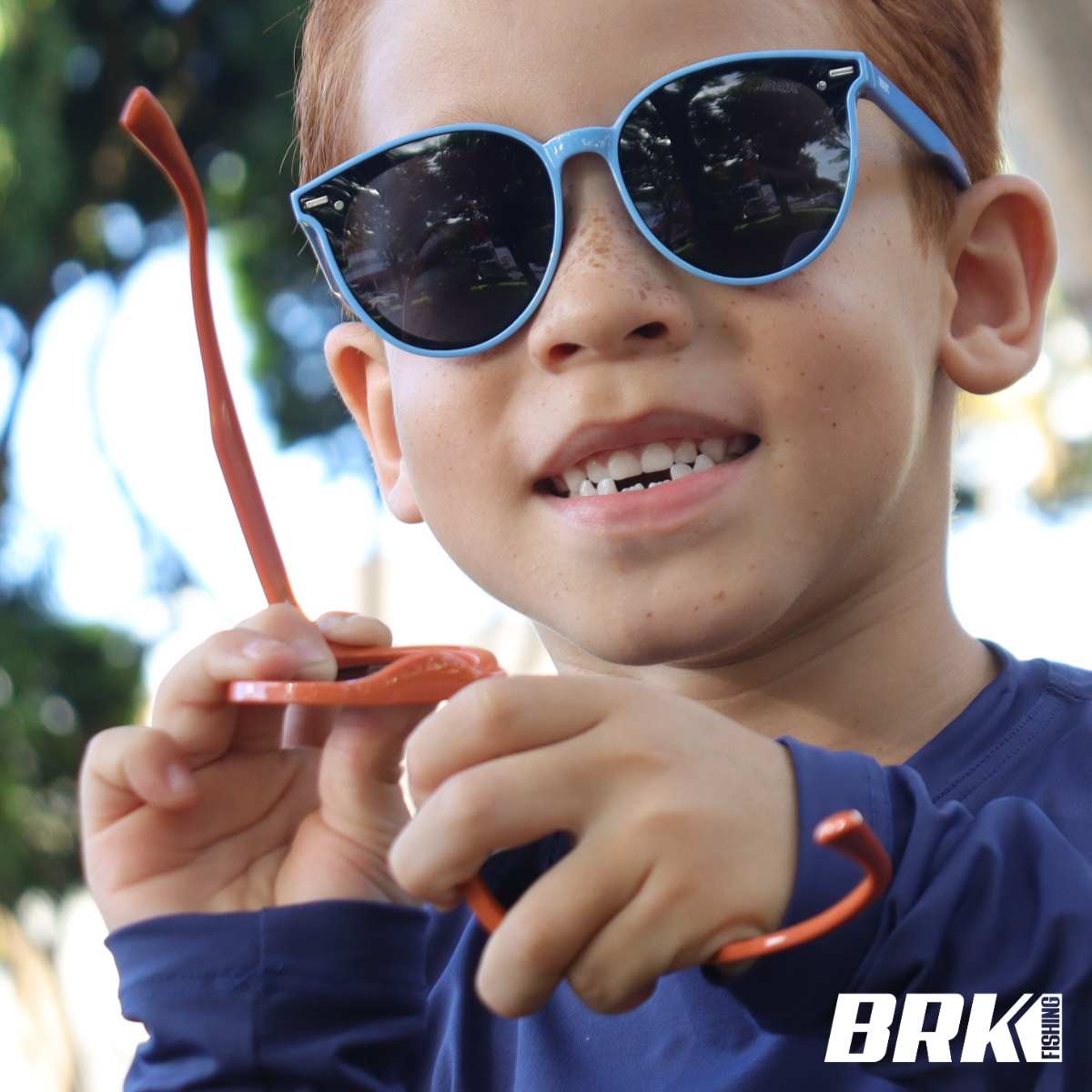 Óculos Infantil Brk 5 a 10 anos Flexível Polarizado - Brk Agro