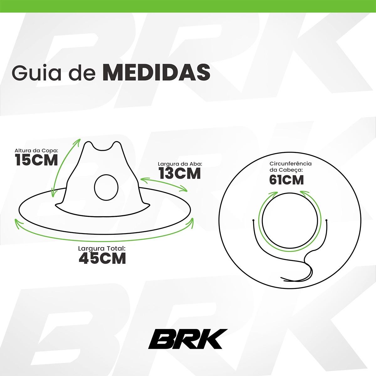 Chapéu Brk Palha Australiana Medalha São Bento - Brk Agro