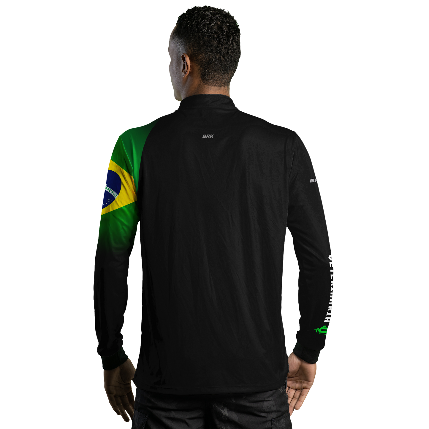 Camisa Agro Brk Veterinária Preta com UV50+ - Brk Agro