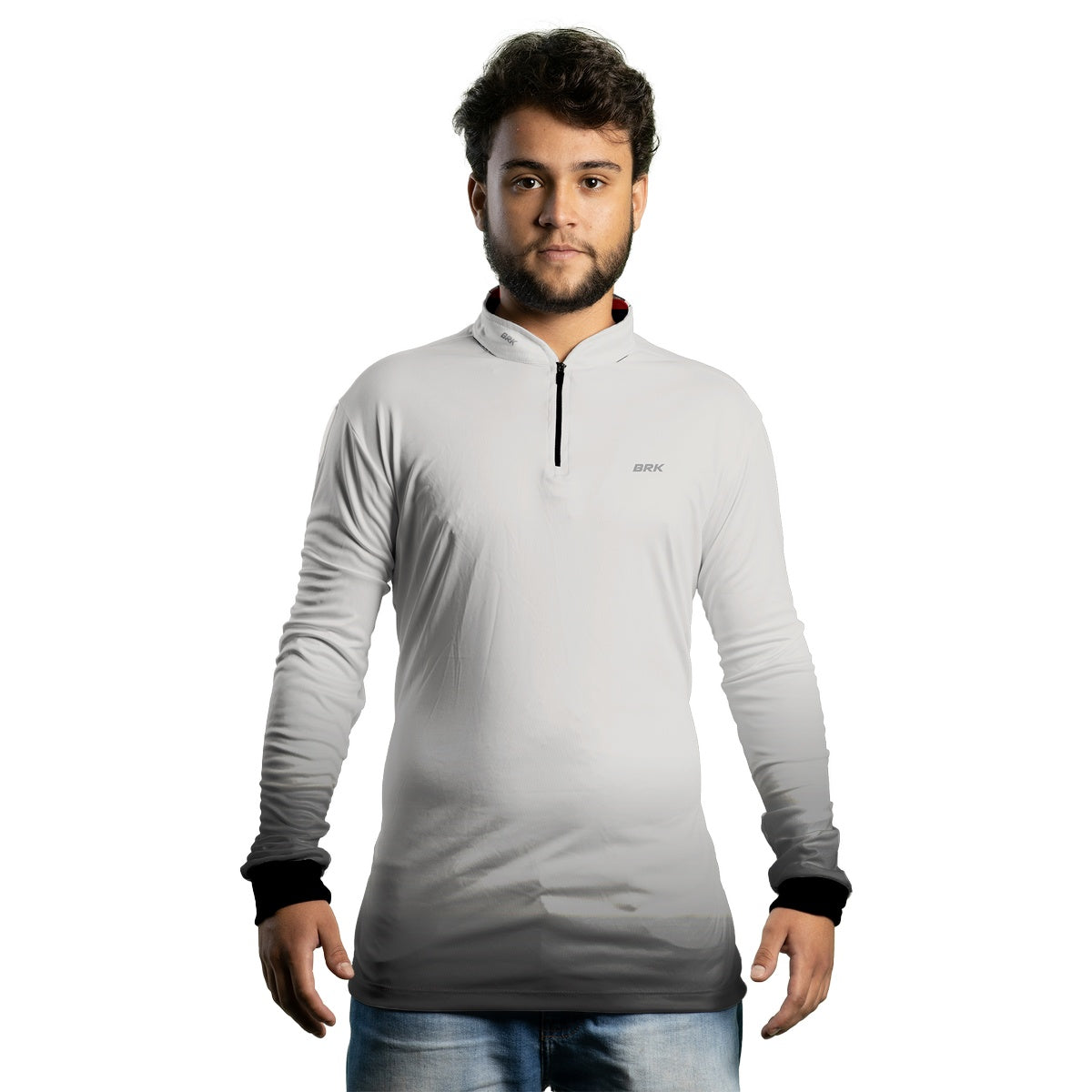 Camisa Agro Brk Unissex Basic Cinza Claro com Proteção Solar UV50+ Envio Imediato - Brk Agro