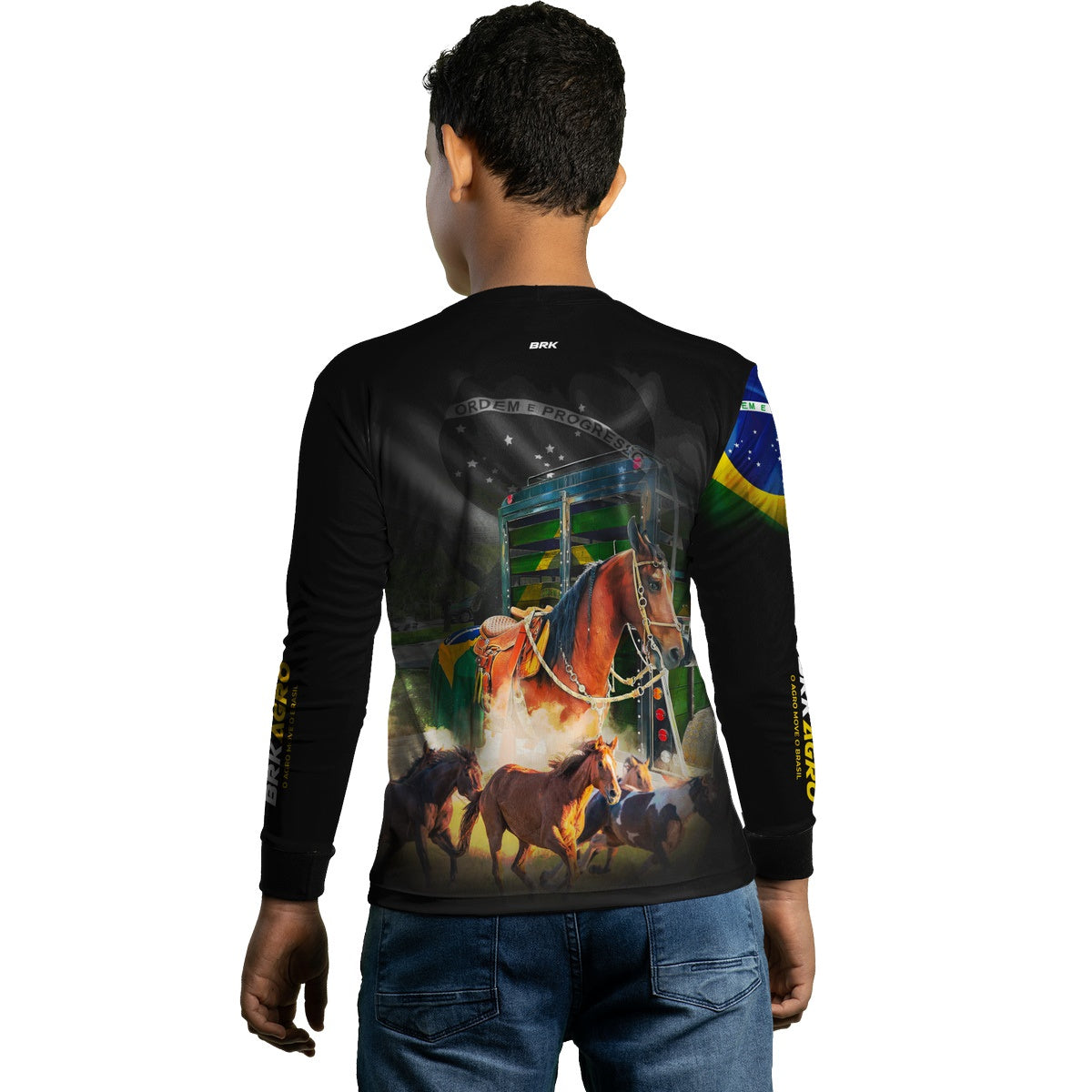 Camisa Agro Brk Cavalos Comitiva com UV50+ - BRK AGRO