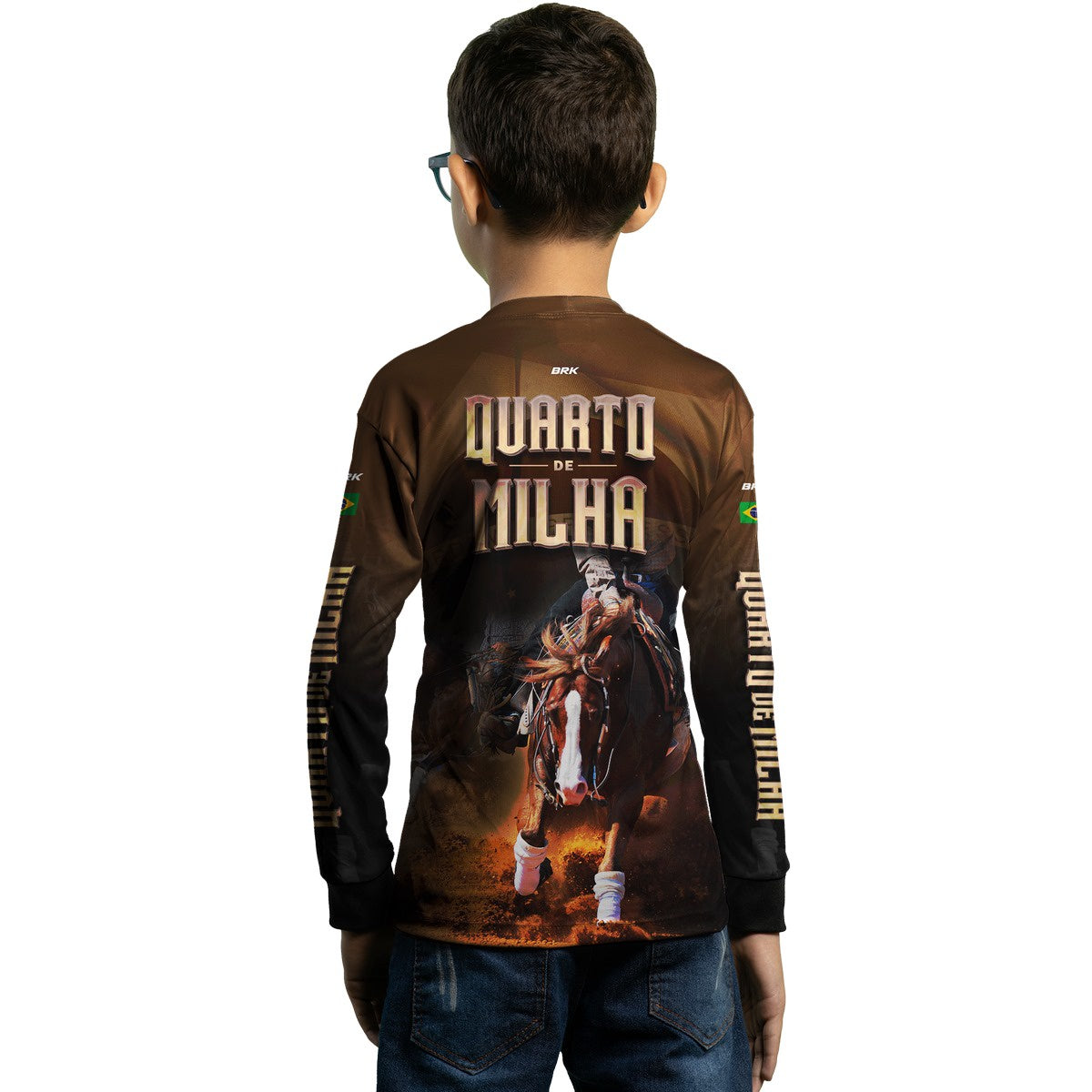 Camisa Agro Brk Quarto de Milha Correndo Proteção Solar UV50+ - BRK AGRO