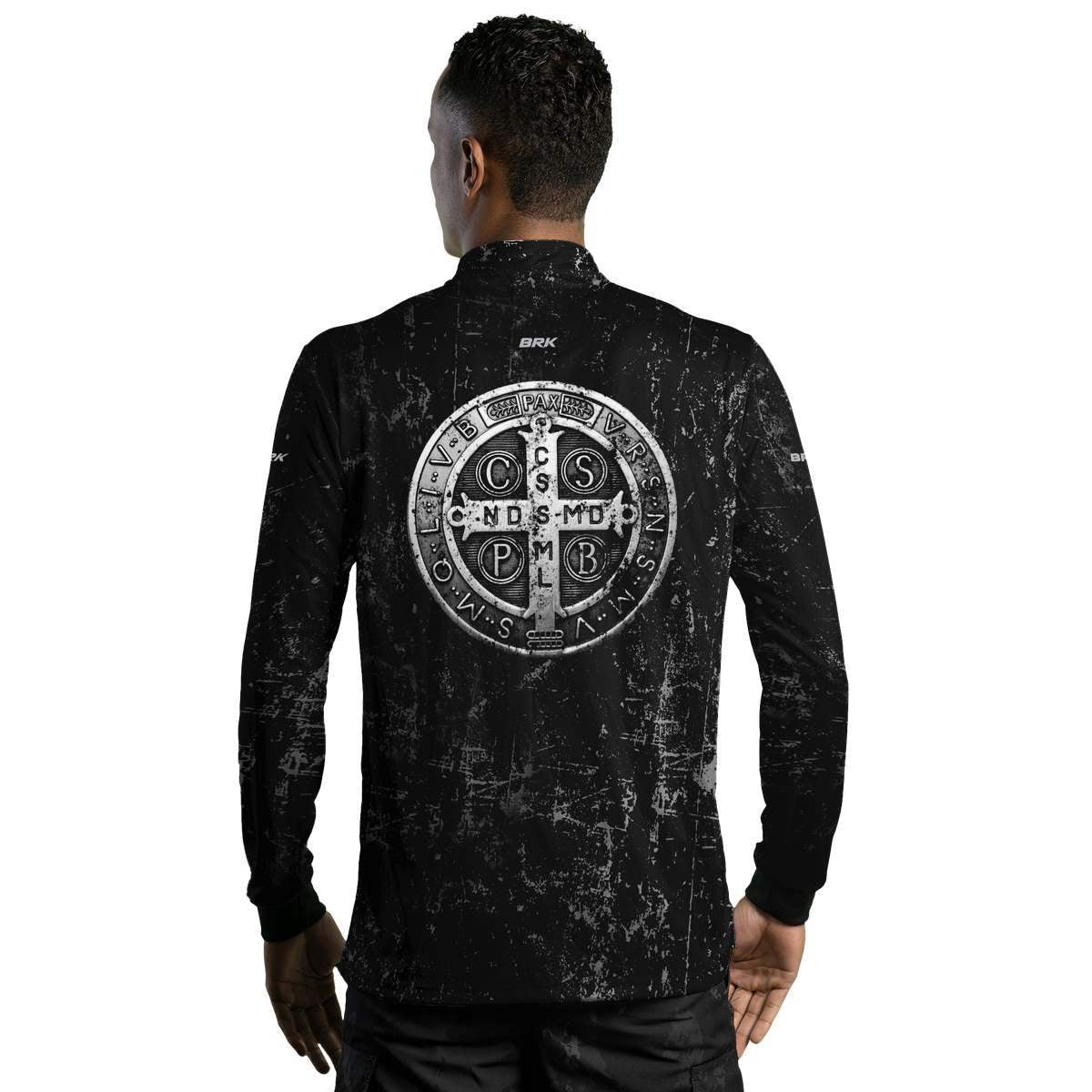 Camisa Agro Brk Medalha de São Bento com UV50+ - Brk Agro