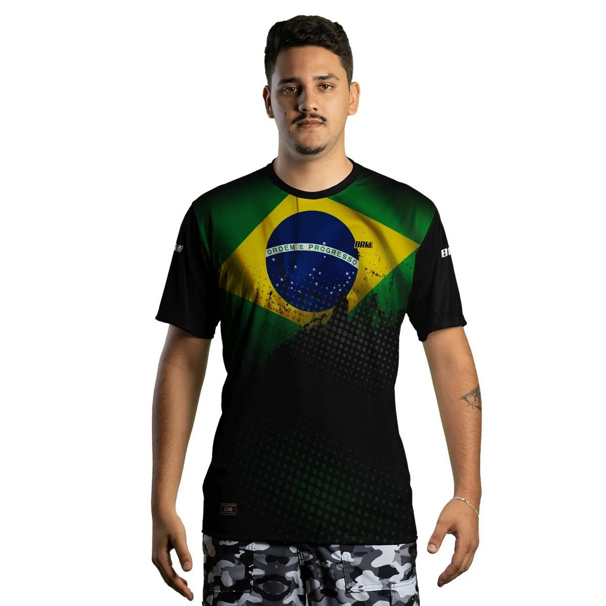 Camiseta Brk Agro Brasil Casual com Proteção UV50+ - BRK AGRO