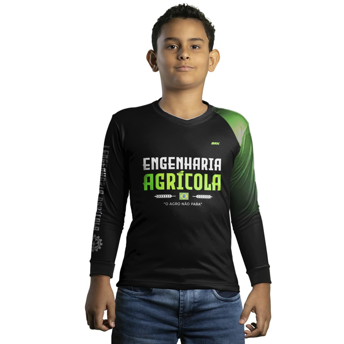 Camisa Agro Brk Engenharia Agrícola com UV50+ - BRK AGRO