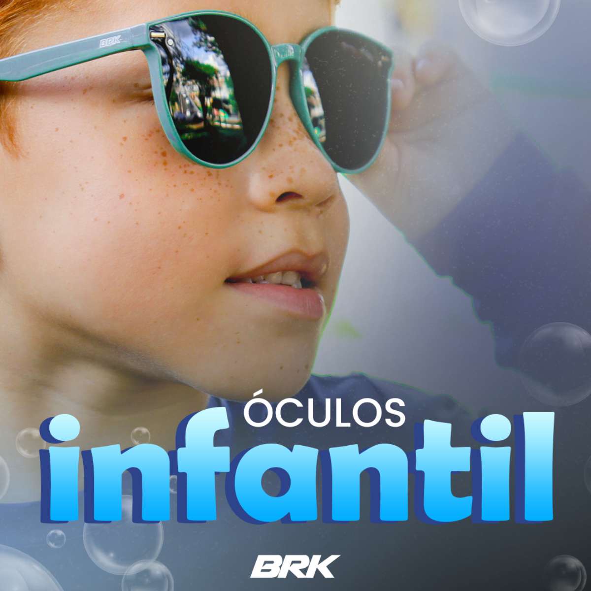 Óculos Infantil Brk 5 a 10 anos Flexível Polarizado - Brk Agro