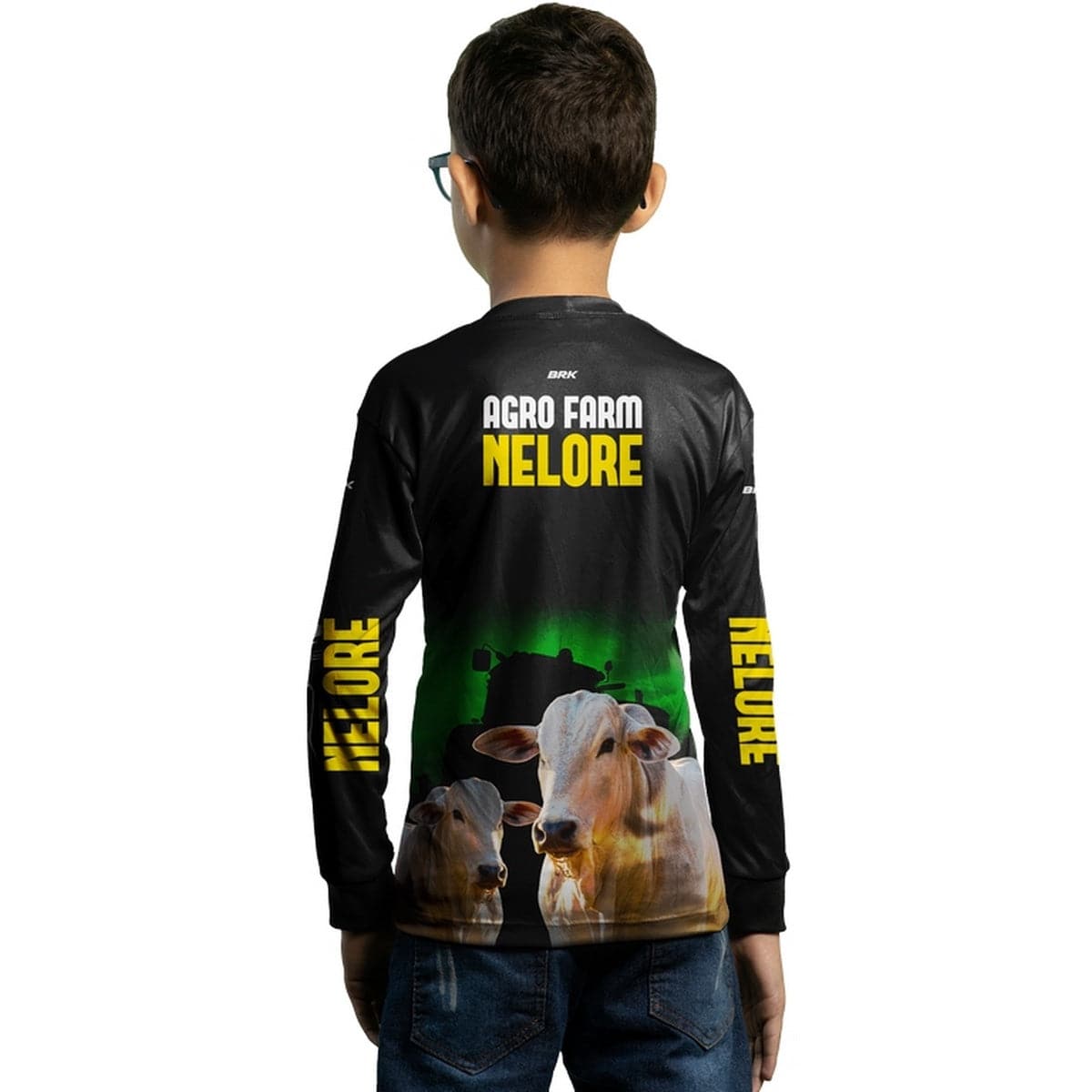 Camisa Agro Brk Farm Nelore com Proteção Solar UV50+ - BRK AGRO