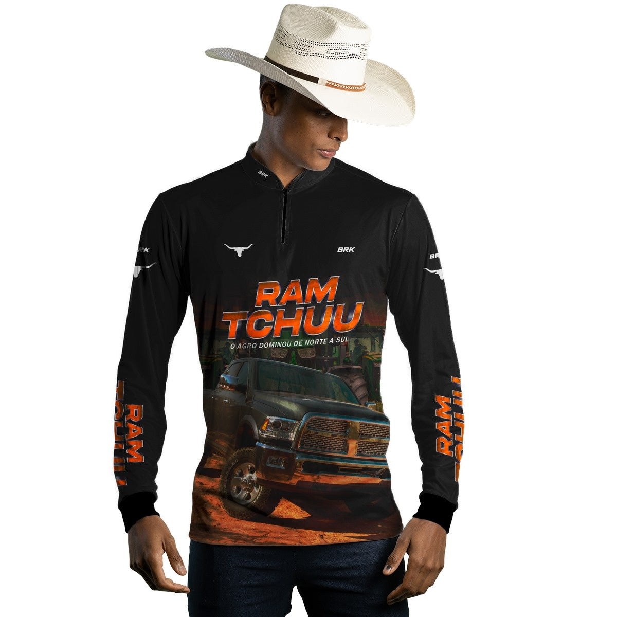 Camisa Agro Brk Caminhonete RAM TCHUU com Proteção Solar UV50+ - BRK AGRO