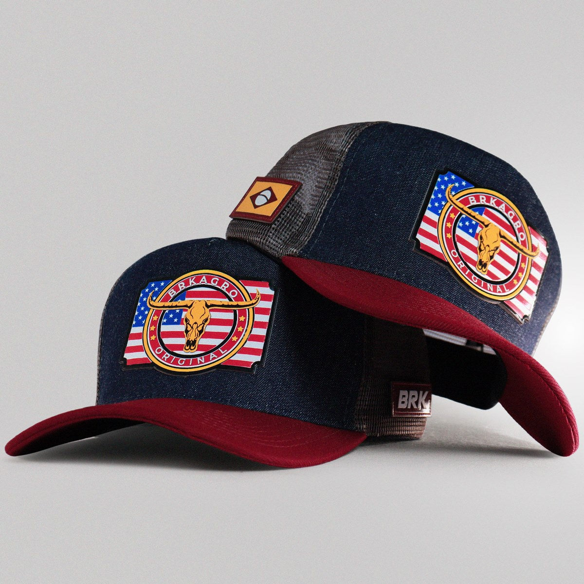 Boné Trucker Brk Agro Estados Unidos - Brk Agro