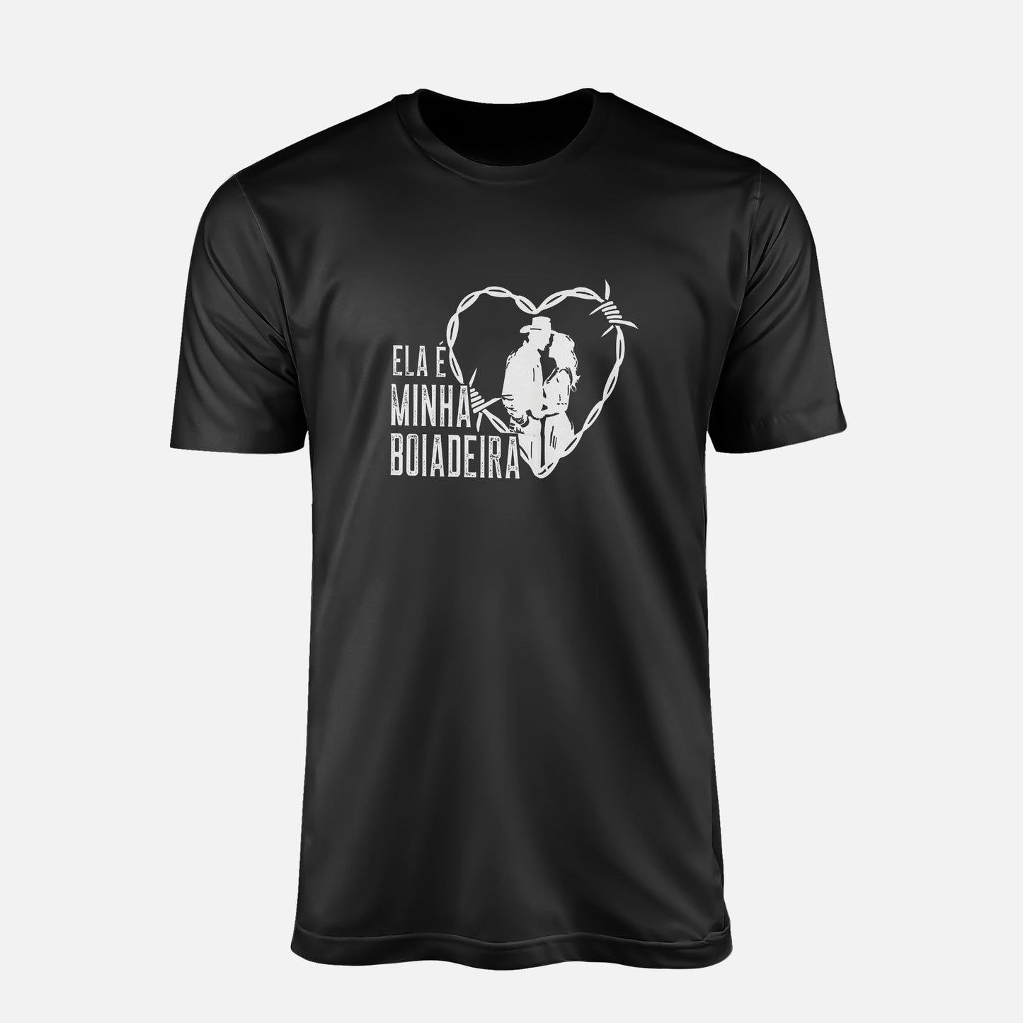 Kit Camisetas Dia dos Namorados Meu Vaqueiro Minha Boiadeira Algodão Premium