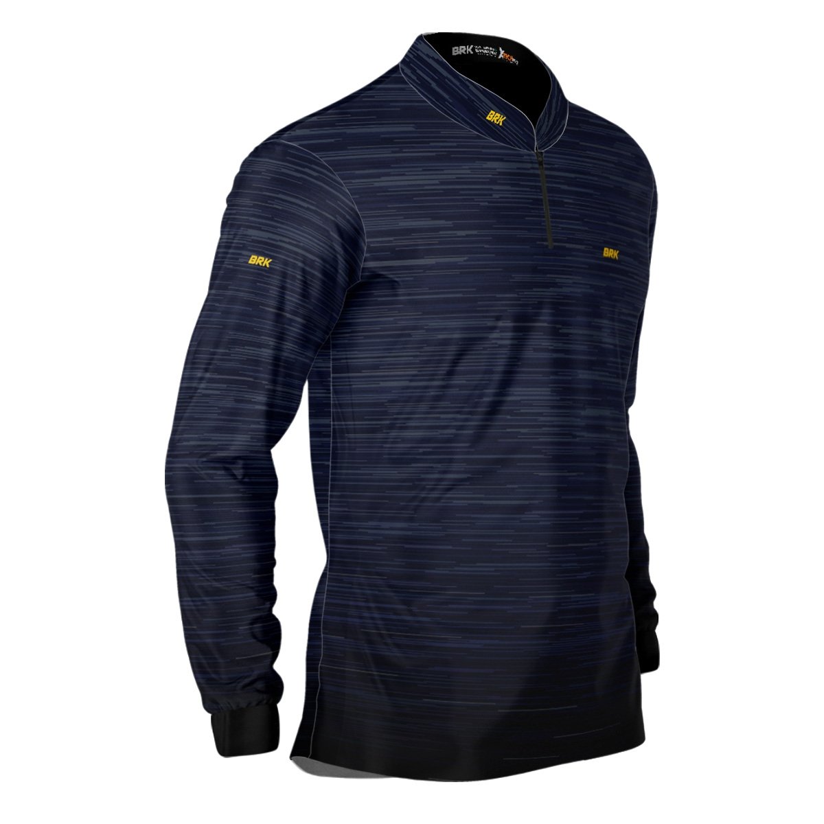 Kit 2 Camisas Básicas Brk Mescla Azul e Cinza com Proteção UV50+ - Brk Agro
