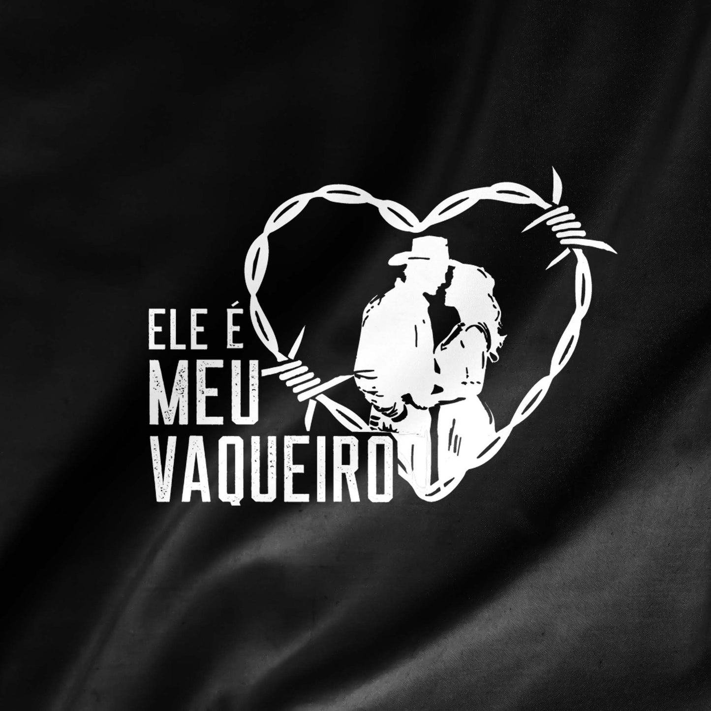 Kit Camisetas Dia dos Namorados Meu Vaqueiro Minha Boiadeira Algodão Premium