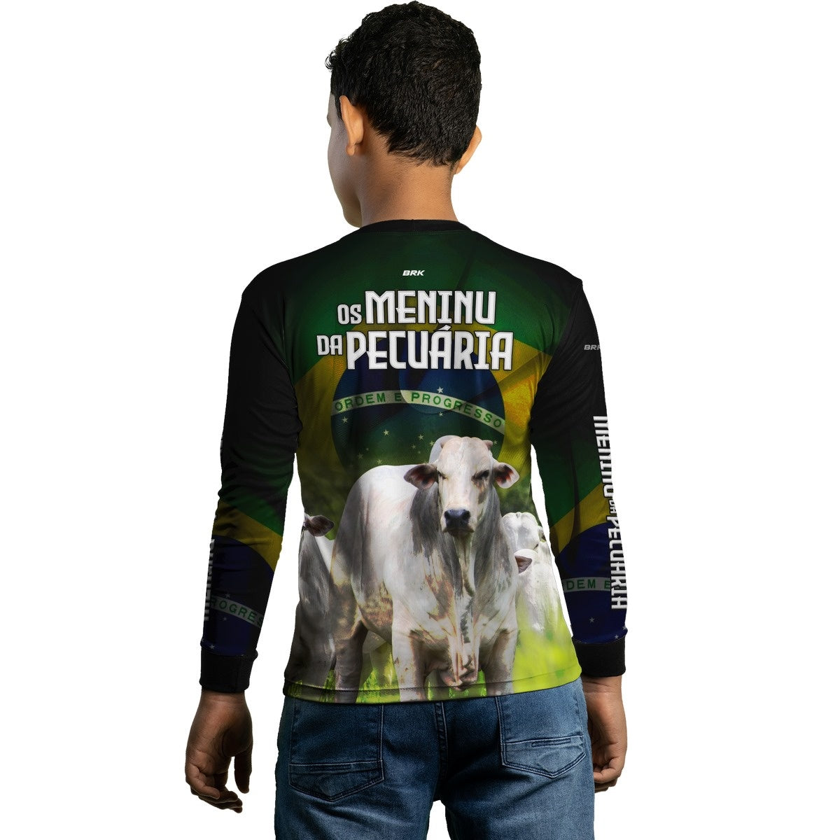Camisa Agro Brk Os Meninu da Pecuária com Proteção Solar UV50+ - Brk Agro
