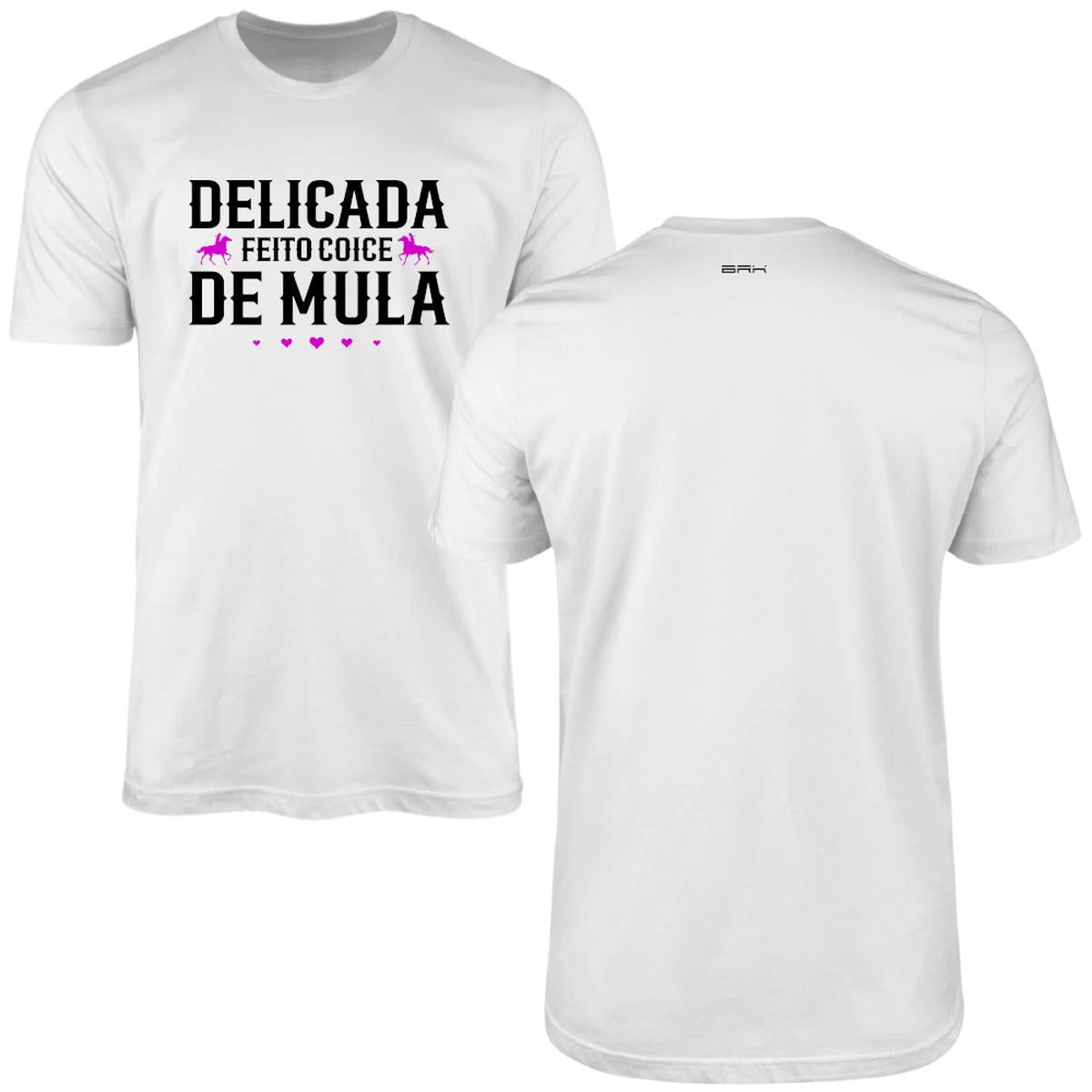Camiseta Agro Brk Delicada Feito Coice de Mula com Algodão Premium - Brk Agro