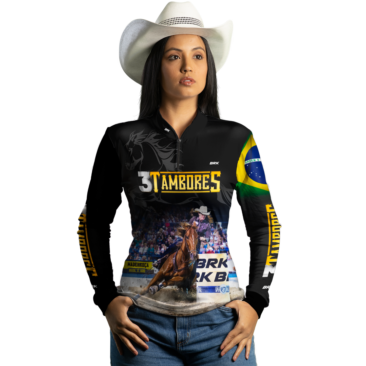 Camisa Agro Brk Três Tambores com Proteção Solar UV50+ - BRK AGRO