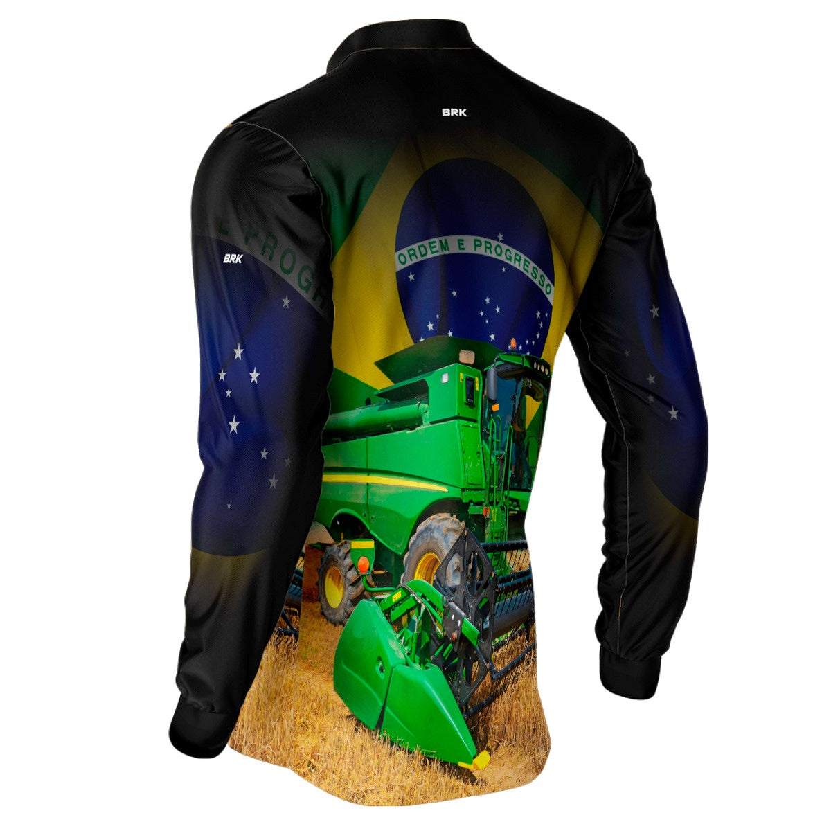 Camisa Agro Brk Colheitadeira Proteção Solar UV50+ - Brk Agro
