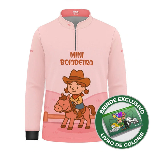 Camisa UV50 Agro Infantil Brk Mini Boiadeira - Brk Agro