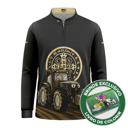 Camisa UV50 Agro Infantil Brk São Bento - Brk Agro