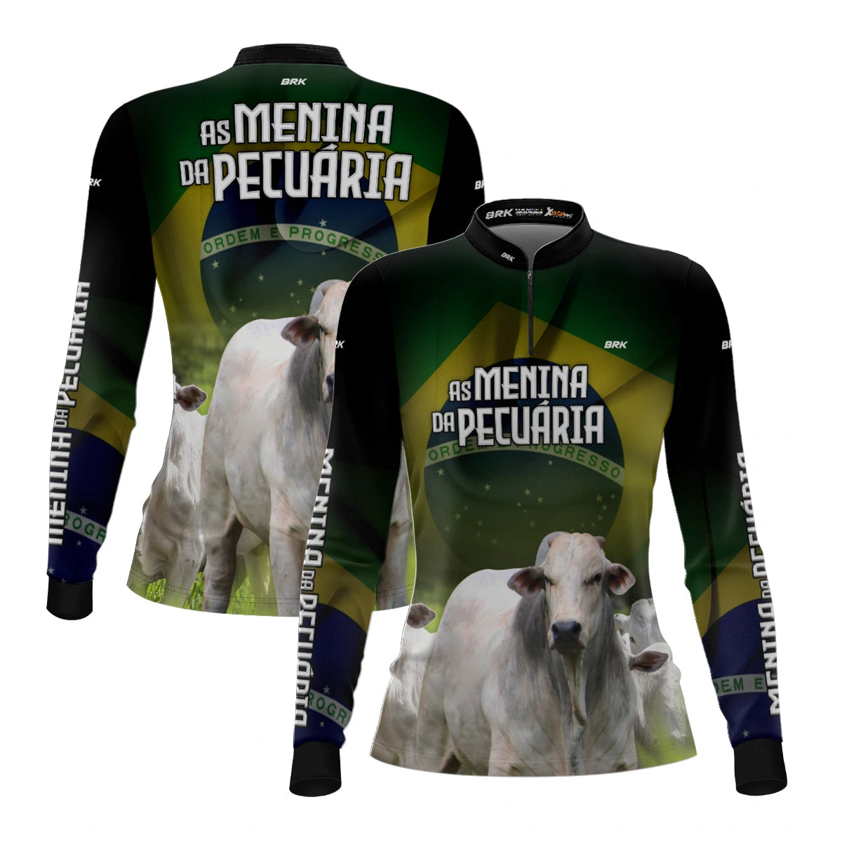 Camisa Agro Brk As Menina da Pecuária com Proteção Solar UV50+ - Brk Agro