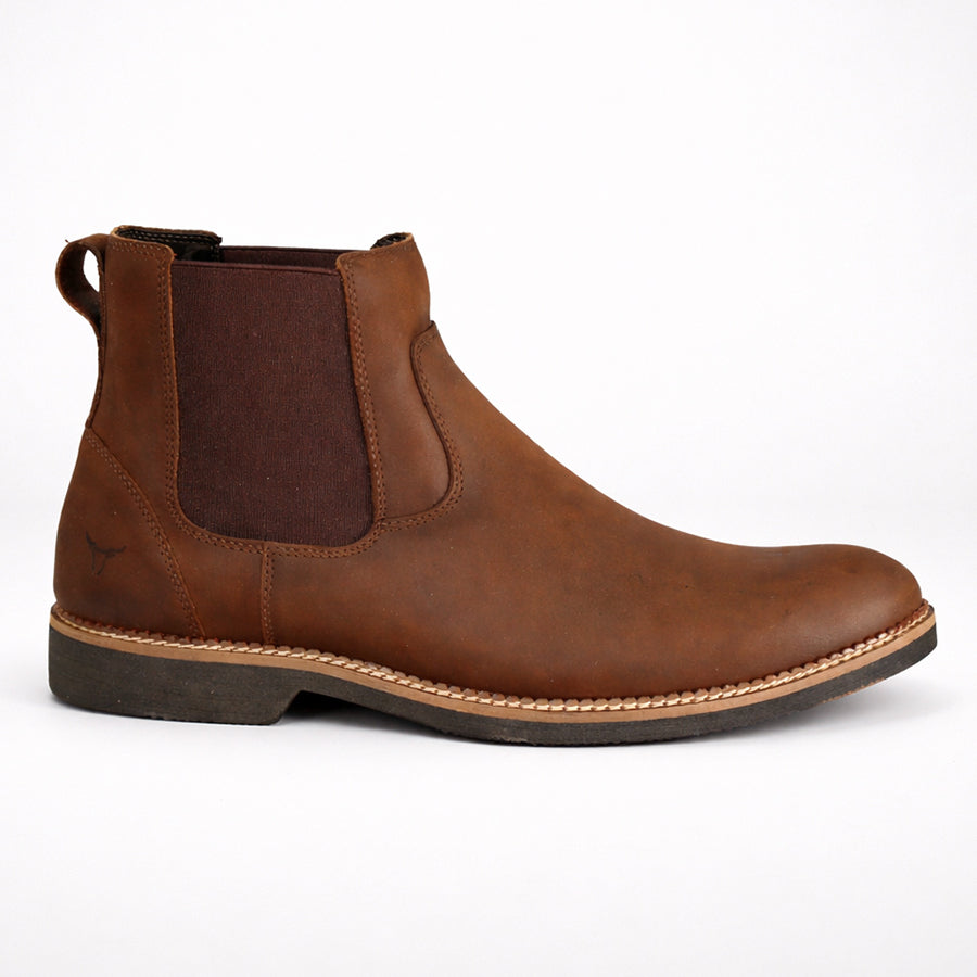 Botina Masculina Mustang Whisky Brk Agro
