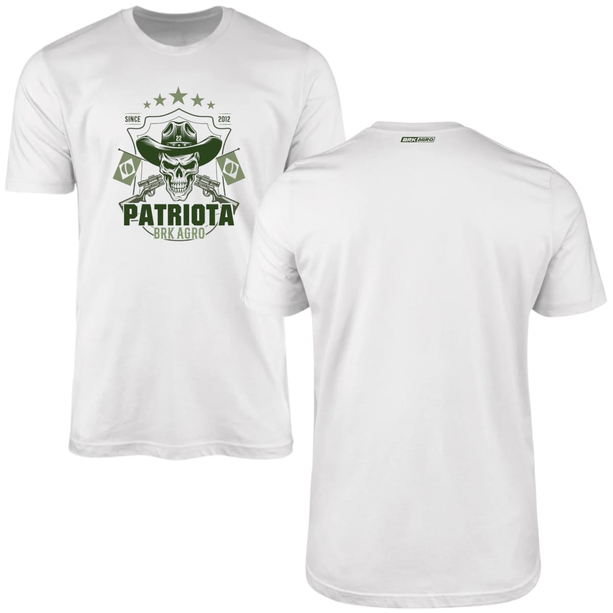 Camiseta Agro Brk Patriota Algodão Premium - Brk Agro