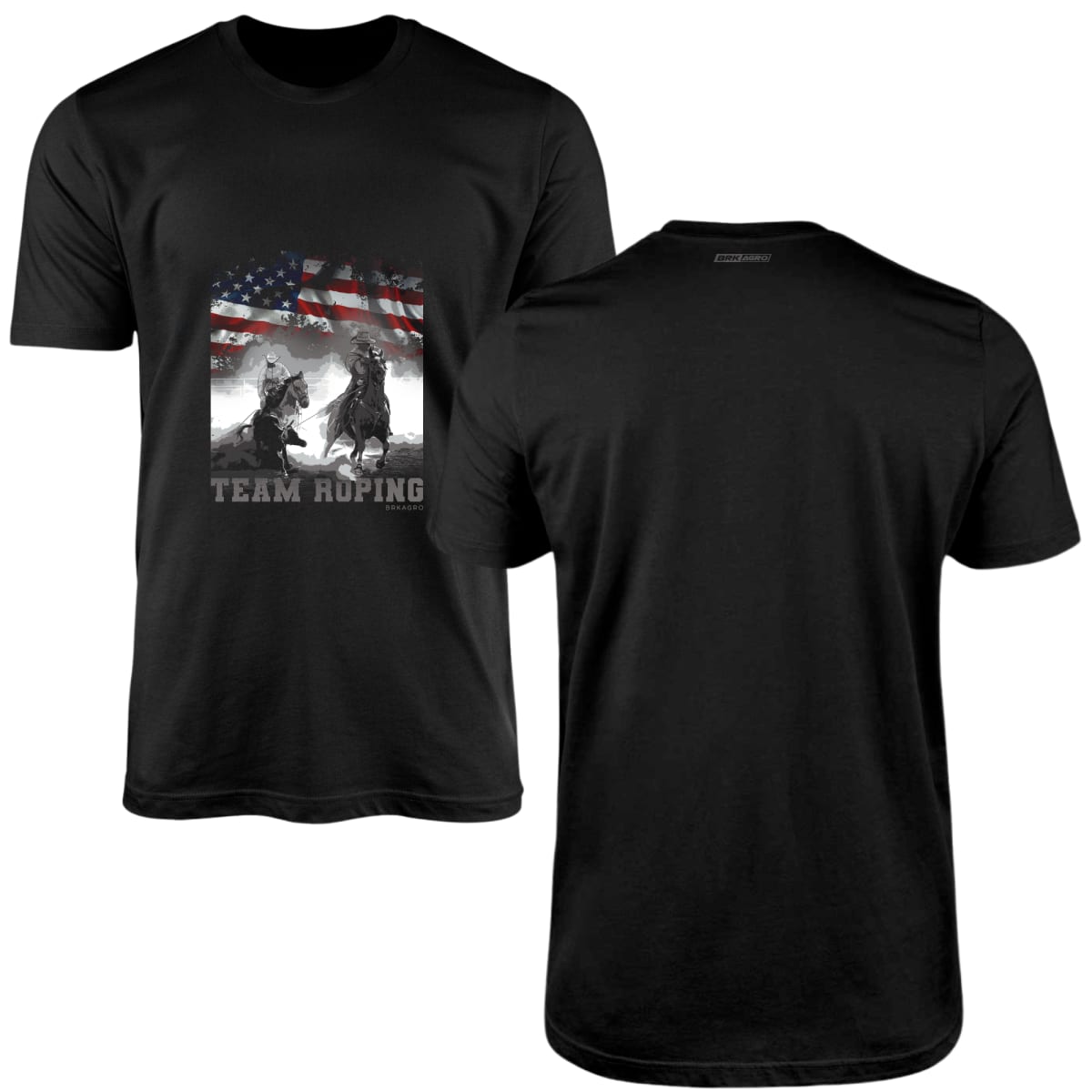 Camiseta Agro Brk Team Roping USA com Algodão Premium - Brk Agro