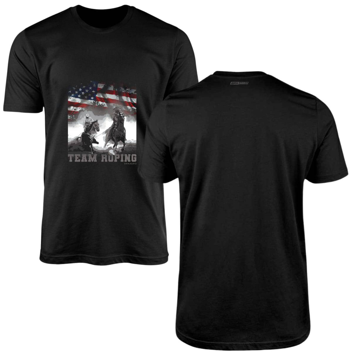 Camiseta Agro Brk Team Roping USA com Algodão Premium - Brk Agro
