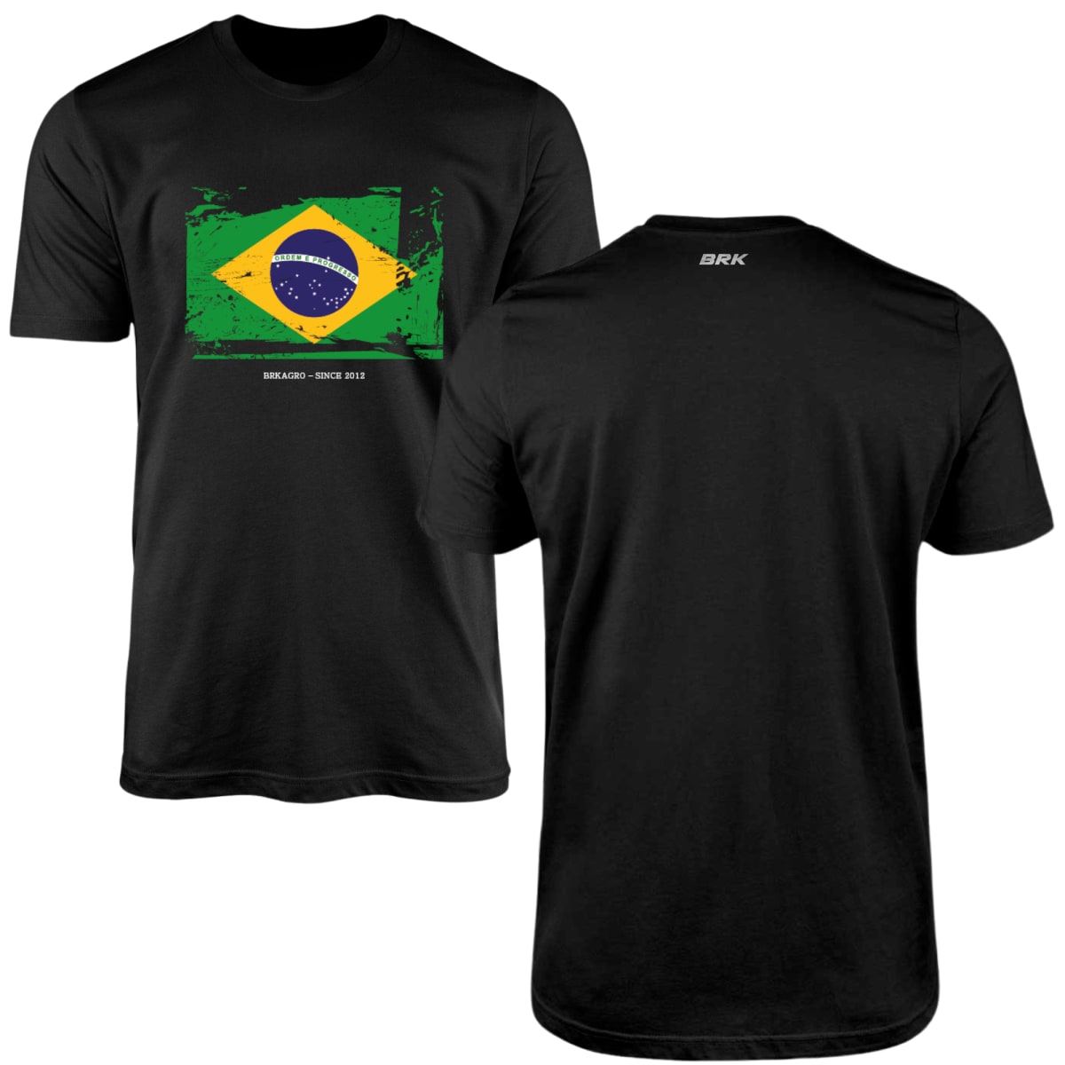 Camiseta Agro Brk Bandeira Brasil Algodão Premium - Brk Agro