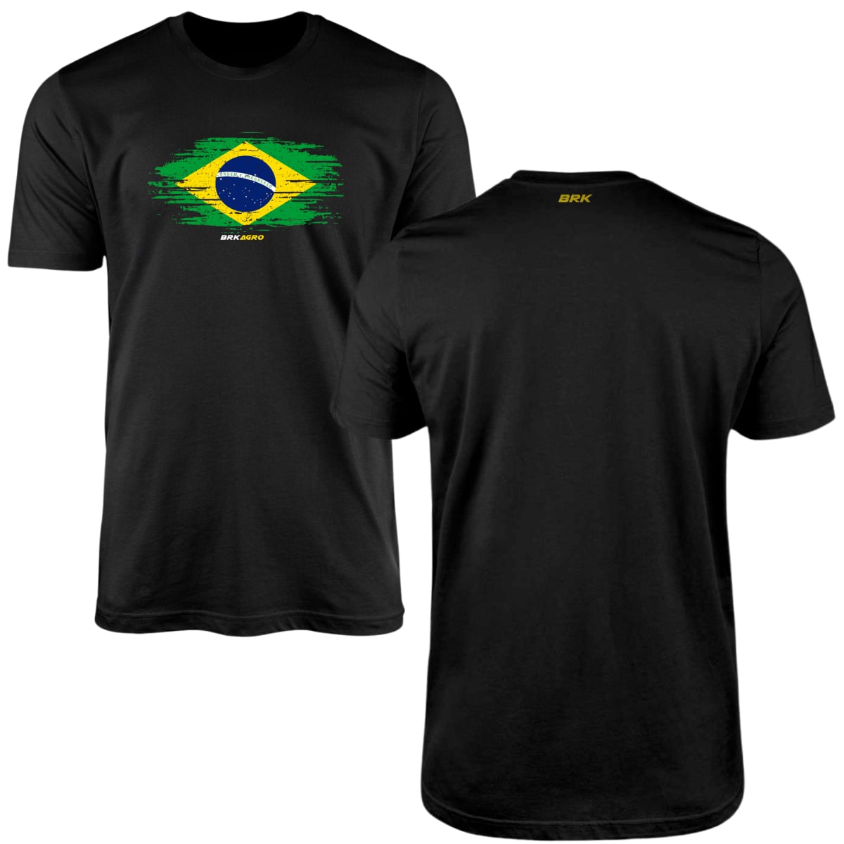 Camiseta Agro Brk Bandeira do Brasil Algodão Premium - Brk Agro