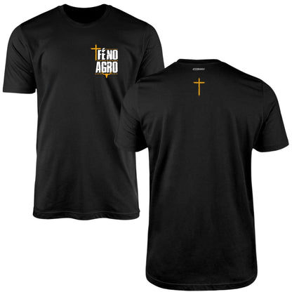 Kit Com 3 Camisetas De Algodão Coleção Fé No Agro