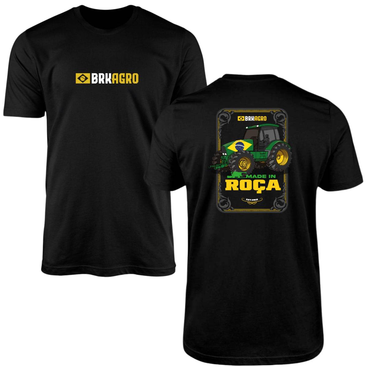 Camiseta Agro Brk Made In Roça Algodão Premium - Brk Agro