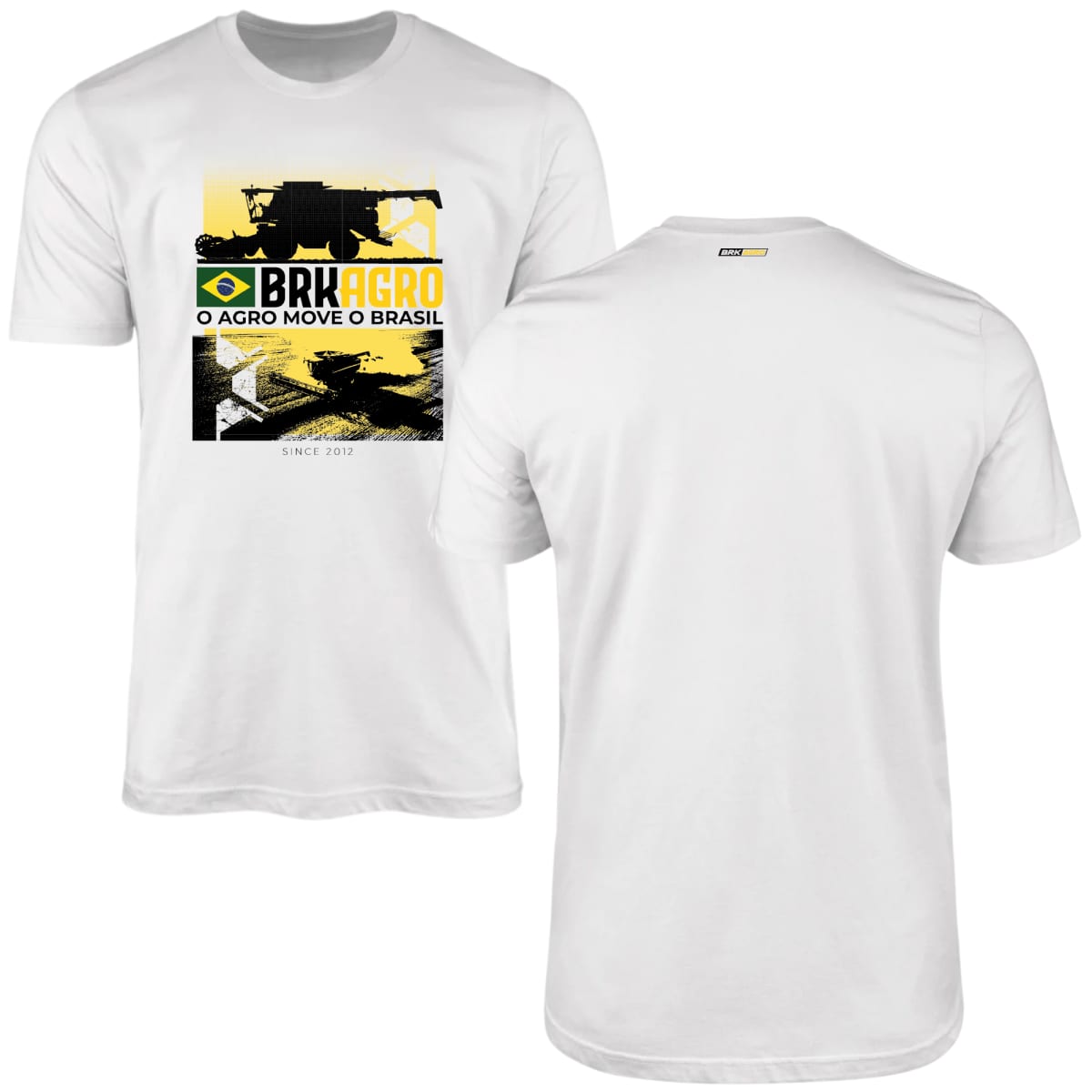 Camiseta Agro Brk O Agro Move o Brasil Algodão Premium - Brk Agro