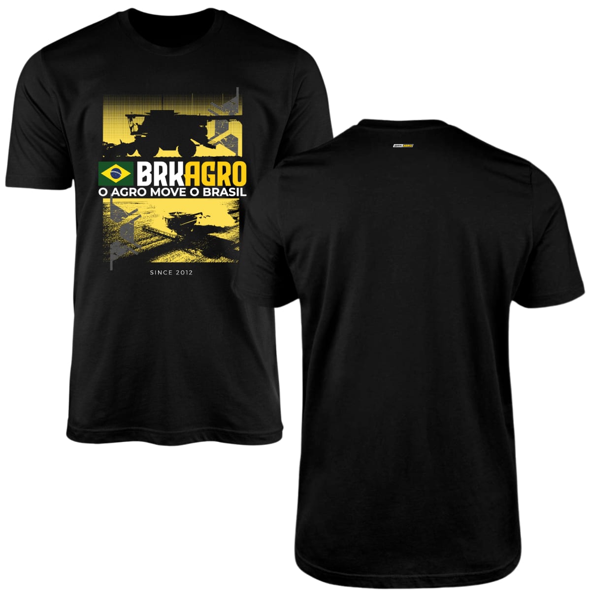 Camiseta Agro Brk O Agro Move o Brasil Algodão Premium - Brk Agro