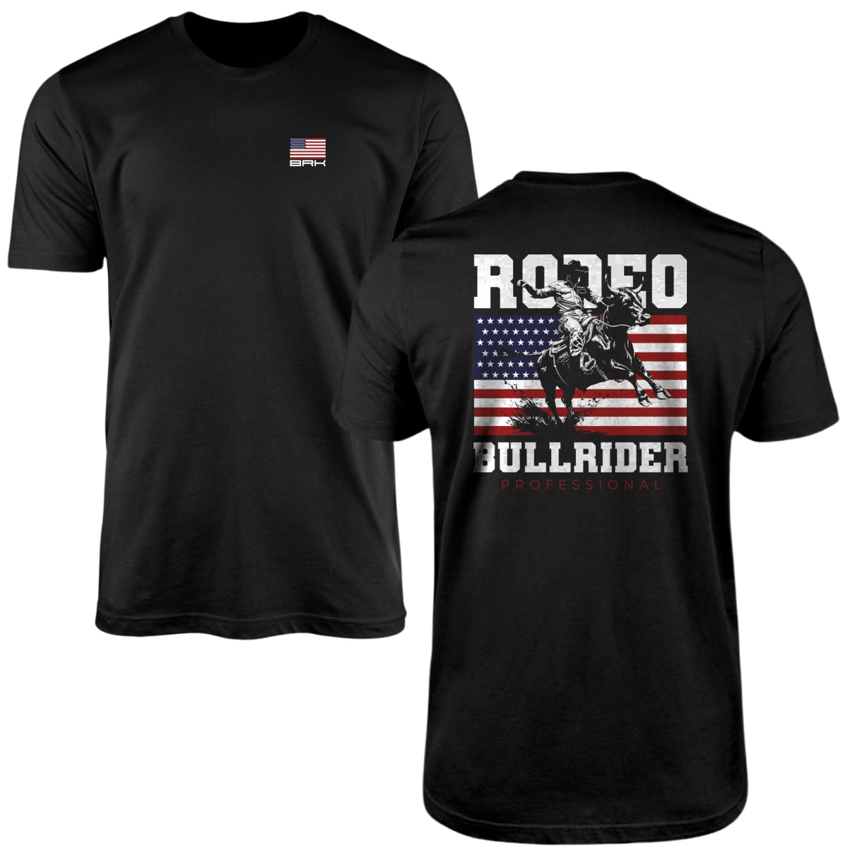 Camiseta Agro Brk Rodeo Bullrider Algodão Premium - Brk Agro