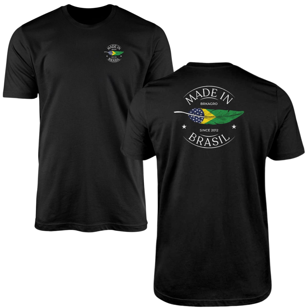 Kit Com 3 Camisetas De Algodão Coleção Brasil