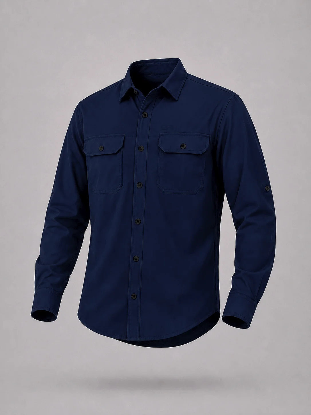Camisa Work Azul Navy com Proteção UV50+