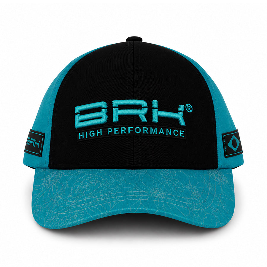 Boné Feminino BRK Fishing Preto e Verde Tiffany