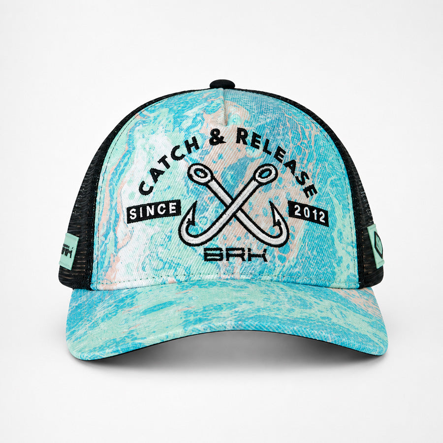 Boné BRK Fishing Catch And Release Azul