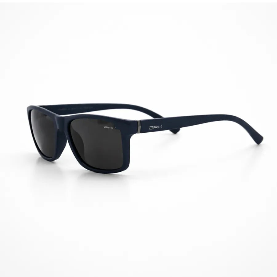 Óculos de Sol Brk Quadrado Azul Escuro com Lente Polarizada Cinza UV400 - Brk Agro