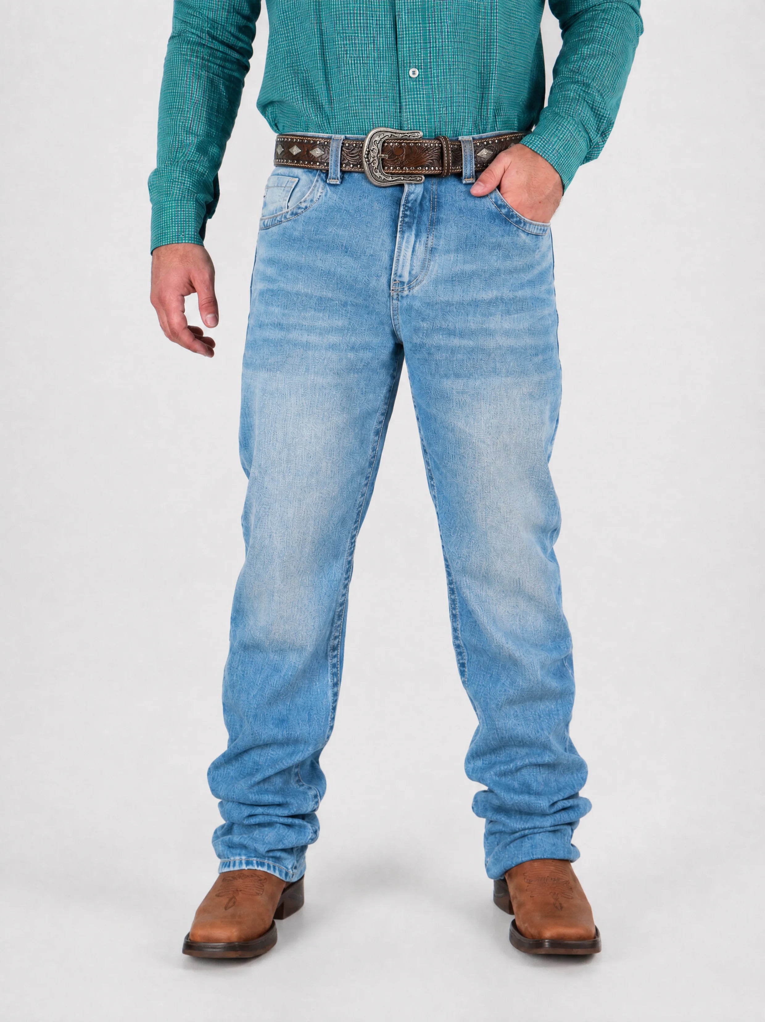 Calça Jeans Western Denim - Masculina