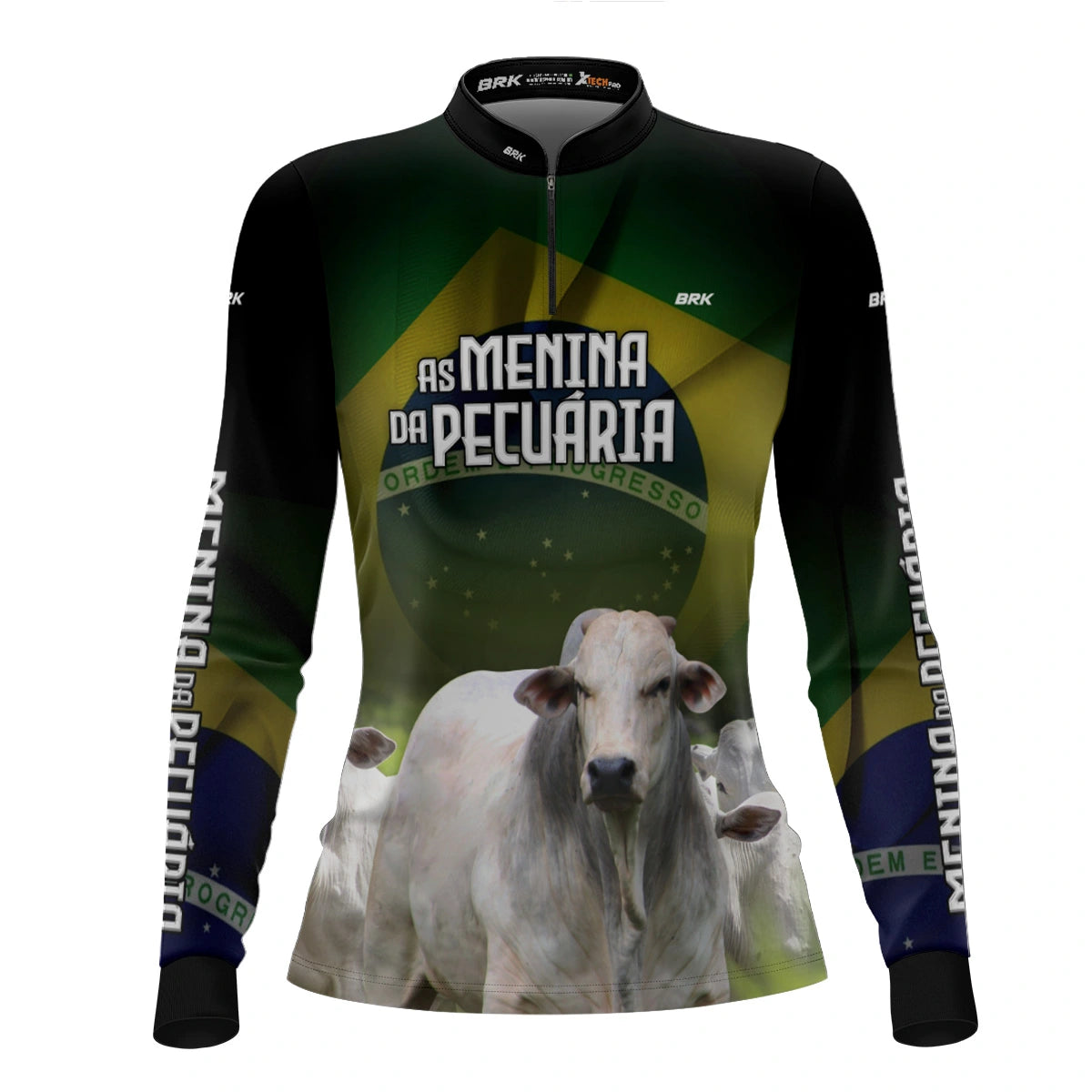 Camisa Agro Brk As Menina da Pecuária com Proteção Solar UV50+ - Brk Agro