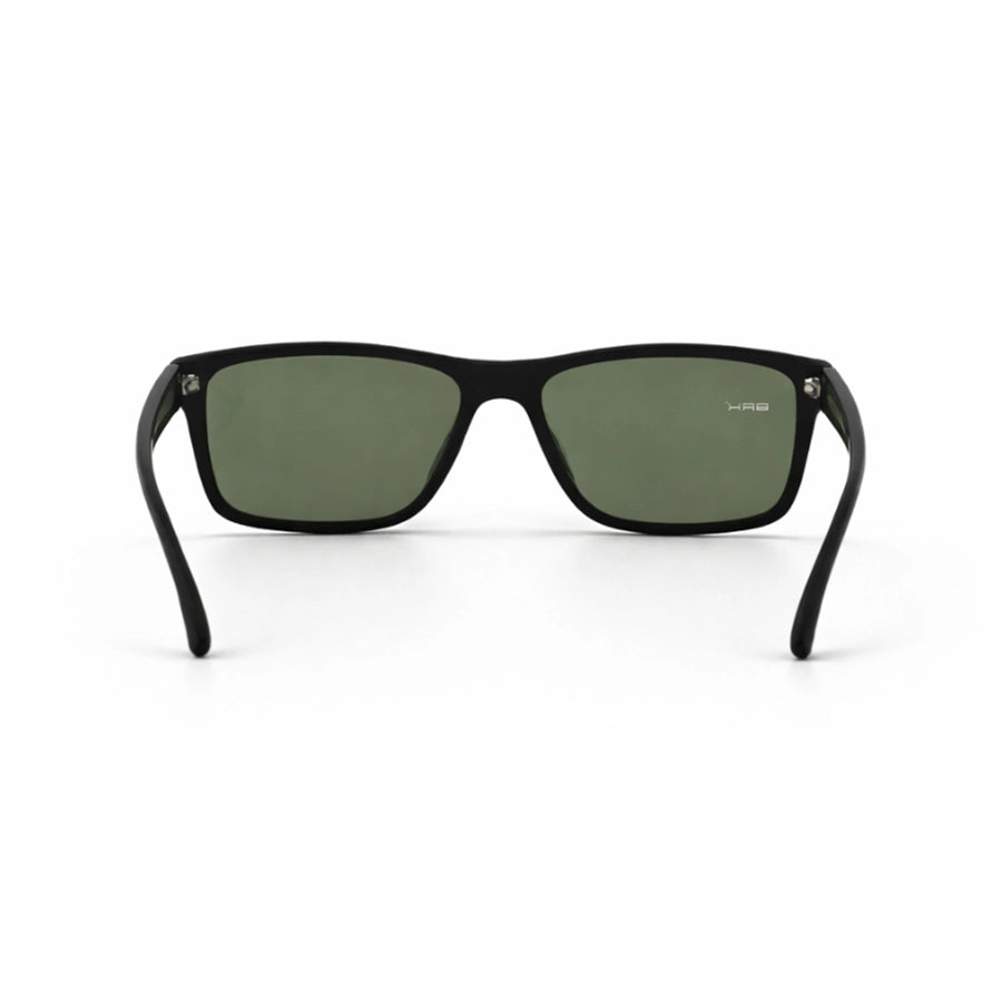 Óculos de Sol Brk Quadrado Ranger Preto com Lente Polarizada Verde UV400 - Brk Agro