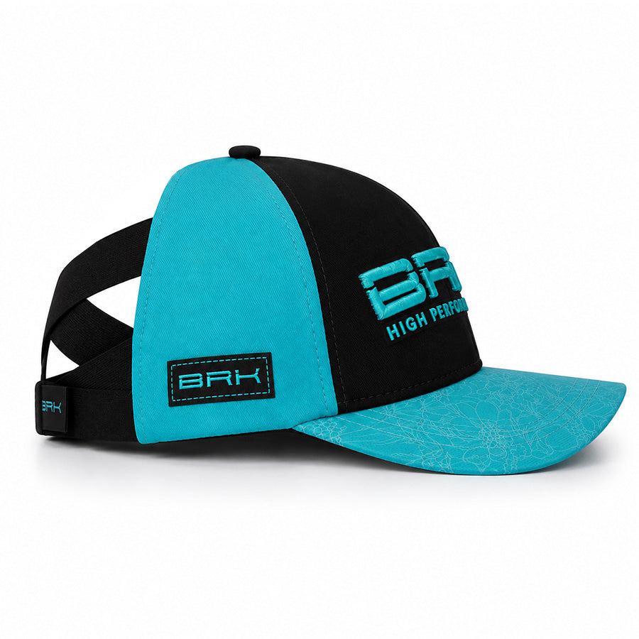 Boné Feminino BRK Fishing Preto e Verde Tiffany